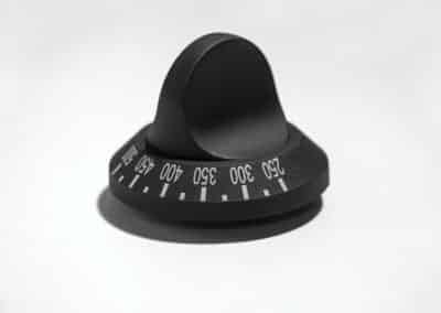 Black Knob With Indicators